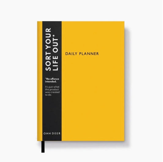 Neon Amber Daily Planner (Undated)