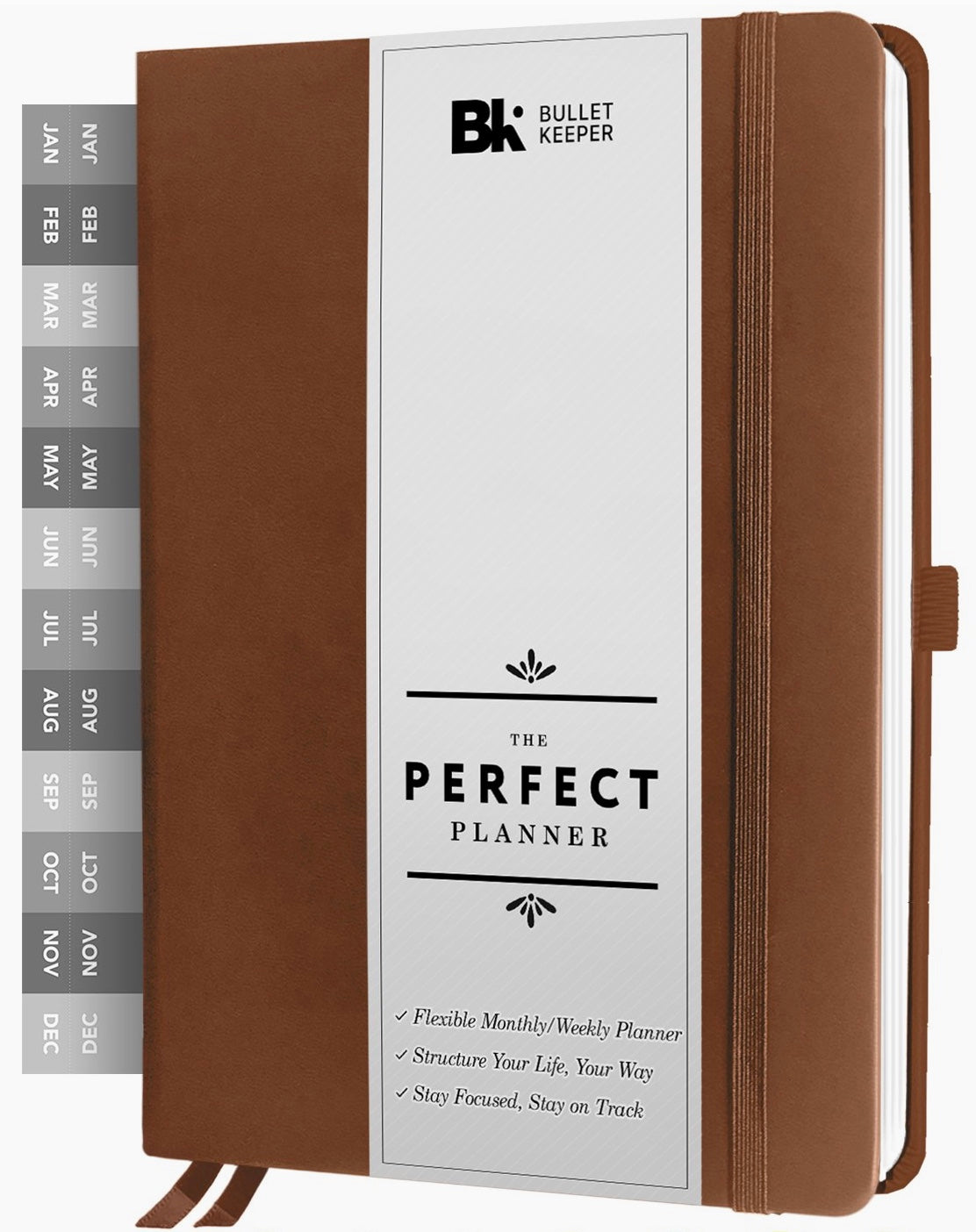 Perfect Planner - Monthly & Weekly (Brown)