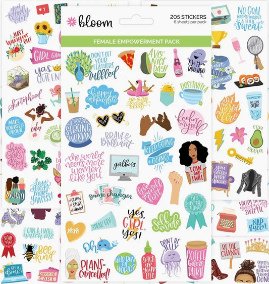 Planner Sticker Pack, Female Empowerment