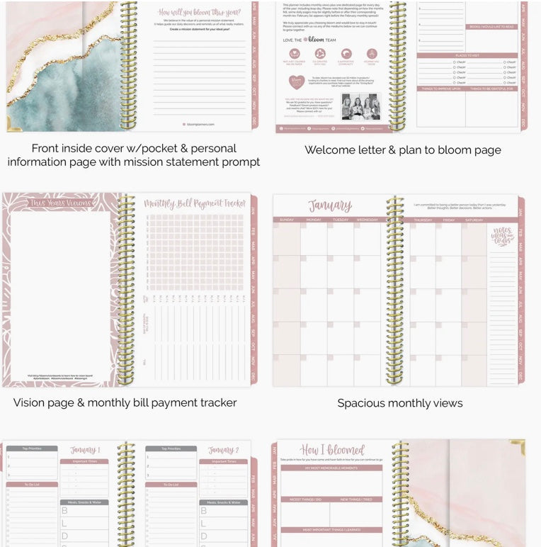 Daily To Do List Planner & Calendar (Undated)