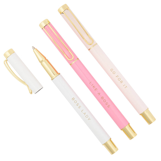 Boss Lady Metal Pen Set - Gifts & Home Decor